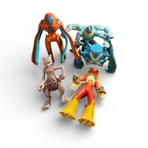 2007 Jakks Pacific Pokemon Action Figure Lot Electronic Articulated UNTESTED